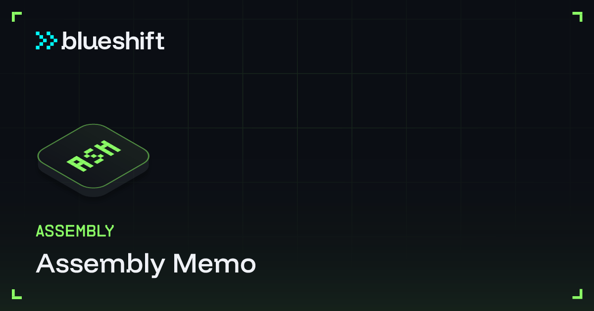 Assembly Memo Challenge