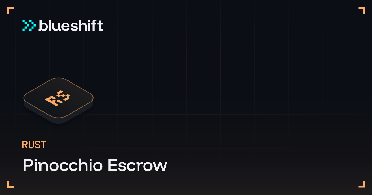 Pinocchio Escrow Challenge