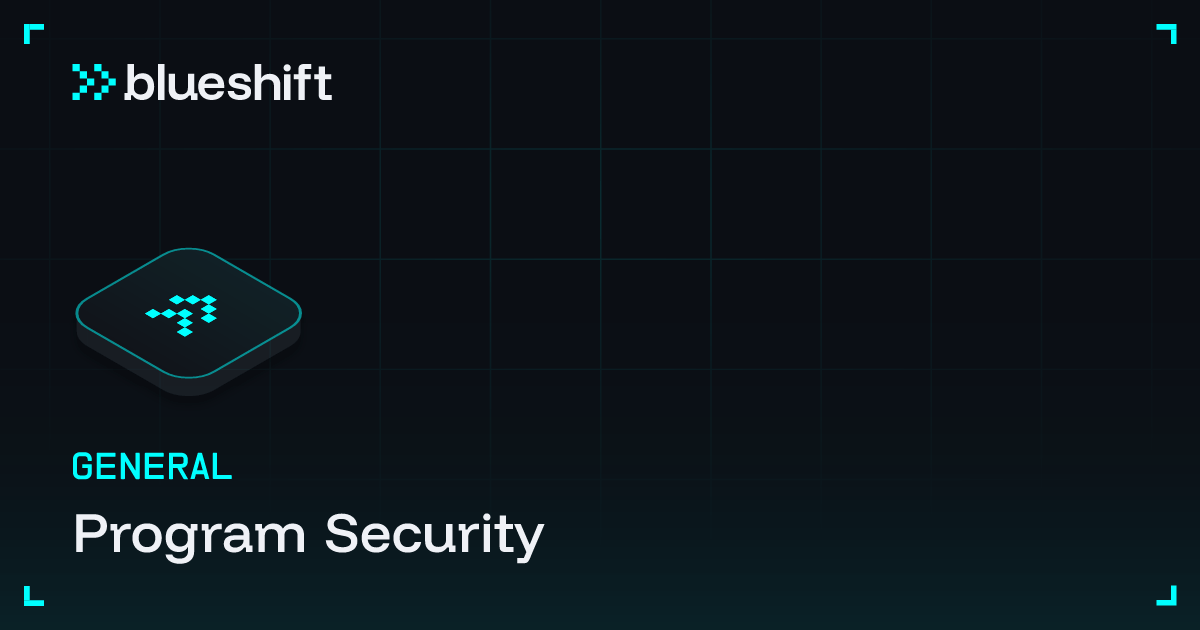Program Security
