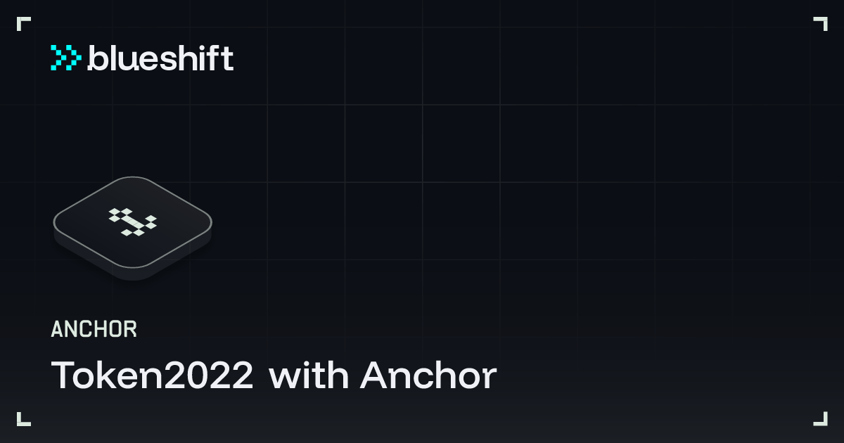 Token 2022 with Anchor